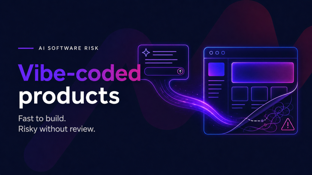 Vibe-Coded Products: Innovation Is Welcome, But Due Diligence Still Matters